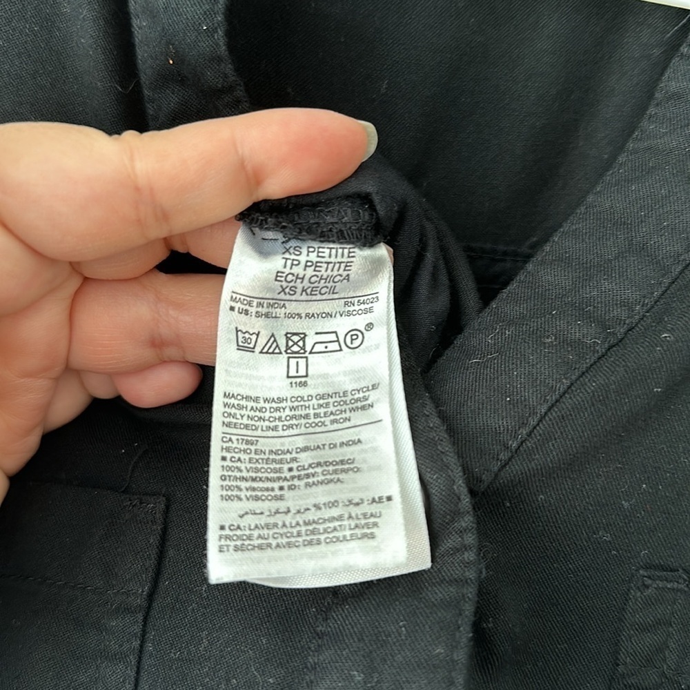 OLD NAVY Black Jumpsuit Size XS Petite - Picture 7 of 9